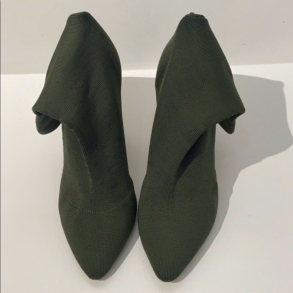 Yeezy Hunter Green Wooden Heel Boots